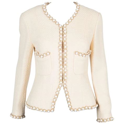 chanel lange jas|Chanel cotton tweed jacket.